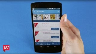 Weekly Ad amp Coupons  Walgreens Android App [upl. by Alrzc]