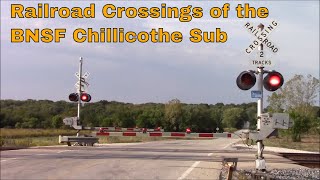 Railroad Crossings of the BNSF Chillicothe Sub Volume 11 [upl. by Carmel]