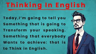 Thinking In English  Shorts Story Level 1  Learn English  Improve Your English  Graded Reader [upl. by Llorre]