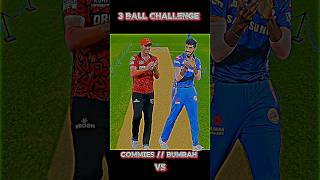 3 ball challenge 🏏😱 jasprit bumrah 🆚 pat commies 😯 New update ✅ batting trick 💯 rc24 shorts [upl. by Gildas553]