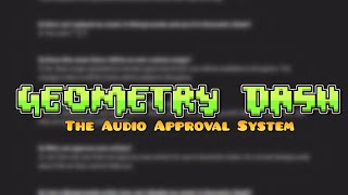 Audio Approval in Geometry Dash [upl. by Mutua]