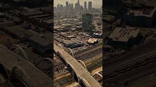 Sixth Street Viaduct dronevideo losangeles 6thstreetbridge larivers [upl. by Aurora]