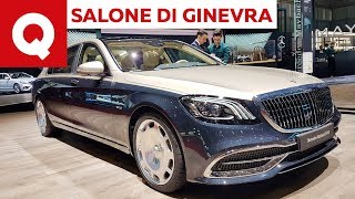 MercedesMaybach S restyling extra lusso imperiale al Salone di Ginevra 2018 [upl. by Divd315]