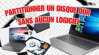 Partitionner un Disque dur sans utiliser aucun logiciel Voici comment le faire Enjoy it [upl. by Pokorny]