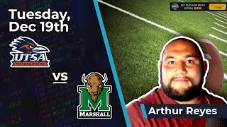 NCAAF Parlay 12192023 NCAAF Free Betting Pick From Arthur Reyes [upl. by Anelim]