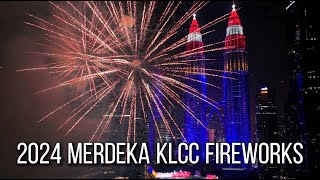 2024 Malaysia Merdeka KLCC Fireworks  Cinematic Drone Shots [upl. by Rramahs]