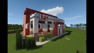 How to build KFC  Minecraft Tutorial [upl. by Culosio]