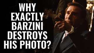 The Godfather Why exactly Barzini destroys his photo at Connies wedding [upl. by Lisandra]