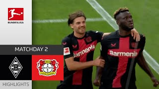 Impressive Leverkusen  Borussia Mgladbach  Bayer 04 Leverkusen 03  MD 2 – Bundesliga 2324 [upl. by Stanton271]