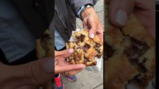 Levain Bakery Chocolate Chip Walnut Cookie in NYC [upl. by Wynne]