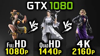 Tekken 8  1080p vs 1440p vs 2160p 4K  GTX 1080  TAA TSR NIS FSR 10 FSR 2 XeSS  Gameplay [upl. by Telracs]