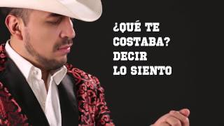 Qué Te Costaba  Fidel Rueda Lyric Video [upl. by Airemaj]