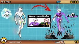 The Battle Cats  ZOMBIE LEGELAN PASALAN is a unit zombie [upl. by Ammadis]