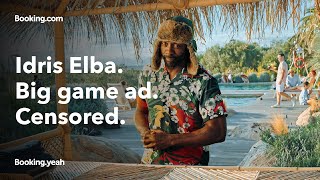 Bookingcom I Idris Elba says things  2022 big game ad [upl. by Yeliah]