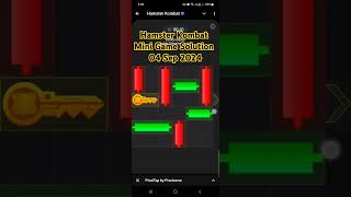 Hamster Kombat Mini Game Solution 04 Sep 2024  mini game hamster  hamster mini game solution [upl. by Snashall]