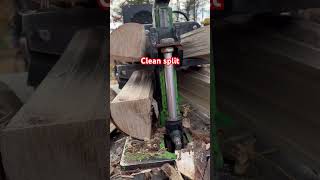 Allwood logsplitter makes fast clean firewood [upl. by Ttevi]