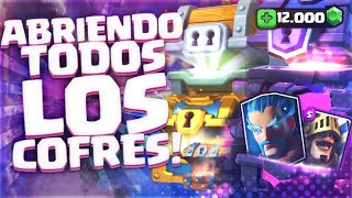 ¡EL PEOR ABRIENDO COFRES SUPERMAGICOS  Gastando MILES DE GEMAS en ClashRoyale [upl. by Tonl]