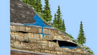 Cave Formation 3D Animation [upl. by Ogeid940]