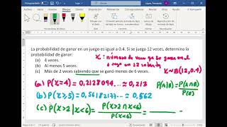 Uso de la calculadora para la Binomial [upl. by Mushro210]