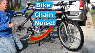 How To FIX Bike Chain Noise Cleaning amp Lubrication Tips [upl. by Anitsirhc]