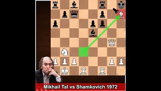 Amazing Attack  Mikhail Tal vs Shamkovich 1972 [upl. by Jelene]