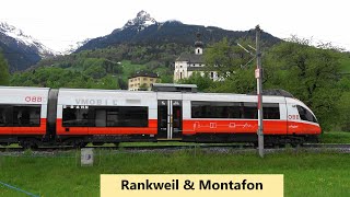 Bahnverkehr Rankweil mit Nightjet➡️Bregenz Talent1 RH4024 VMOBIL auf Montafoner Bahn in Tschagguns [upl. by Nnaoj]