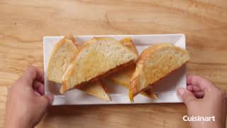 Cuisinart® Recipe  Two Cheese amp Tomato Grilled Cheese [upl. by Rehctelf183]