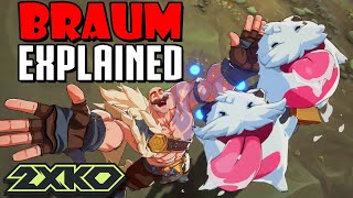 Even More Braum Info InDepth Gameplay Moves amp More Explained  2XKO [upl. by Eudora]