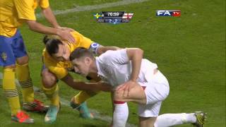 Sweden vs England 42 Official Goals and Highlights  FATV 141112 [upl. by Thornton]