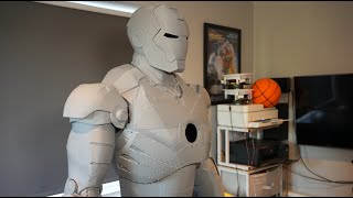 I 3D Printed a Full Sized Iron Man Mk2 Statue [upl. by Kyla]