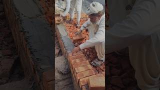 Brick wall construction ideas ytshortshorts construction [upl. by Akim116]