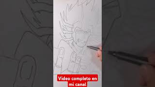 Line art MANIGOLDO DE CÁNCER manigoldo cancer saintseiya lostcanvas dibujo anime arte [upl. by Armin]