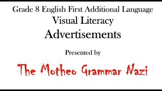 Gr 8 Lesson 26 20240827 Eng Visual Literacy Advertisements Part 2 [upl. by Niad391]