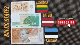 Currency Banknotes of Baltic States in Bangla [upl. by Reilamag383]