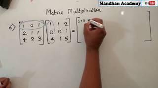 Quick Matrix Multiplication ALL Types Class 12  CBSE [upl. by Eremihc]