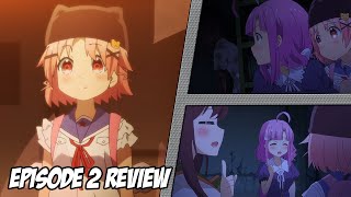 Gakkou Gurashi がっこうぐらし！ Episode 2 Review  AYE AOTS Contender [upl. by Oznola343]