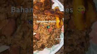 Bahamian Dishes and music 🎵🎶🇧🇸bahamianmusicbahamianfood [upl. by Ainoz]