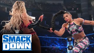 Bianca Belair vs Carmella  SmackDown Women’s Championship Match SmackDown July 16 2021 [upl. by Jimmie577]