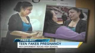 Teen Fakes Pregnancy and Fools School [upl. by Intirb]