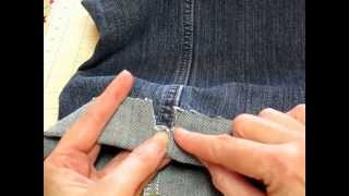 Hemming Jeans The Easy Way [upl. by Kiran]