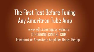 Critical Meter Test Tuning Ameritron Amplifiers [upl. by Nohcim775]