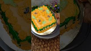 Tasty Orange Cake Recipe  cake egglesscakerecipe orangecakerecipe cakedecorating explorepage [upl. by Nnylarej]