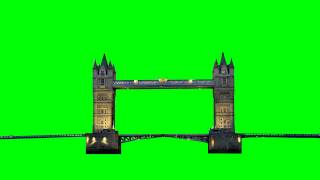 bridges of england in green screen free stock footage [upl. by Emmott896]