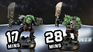 Speed painting Ork Boyz [upl. by Elma]