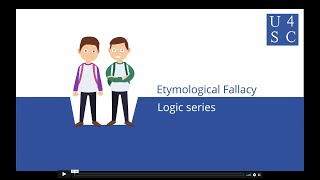 Etymological Fallacy Origin of Change  Logic Series  Academy 4 Social Change [upl. by Sherilyn]