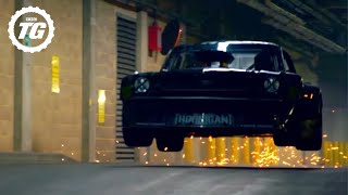 Ken Block Drifts London – EXTENDED Directors Cut  Top Gear  BBC [upl. by Yup872]