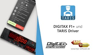 Das Zusammenspiel zwischen TARIS Driver und einem DIGITAX F1 Taxameter [upl. by Refeinnej586]