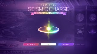 I GOT THE NEW SEISMIC CHARGE GOAL EXPLOSION IN ROCKET LEAGUE  BEST GOAL EXPLOSION [upl. by Oinotnaesoj]