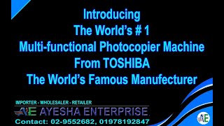 Toshiba Multifunctional Photocopier Machine See Which Is Perfect Fit To Your Needs [upl. by Gesner]