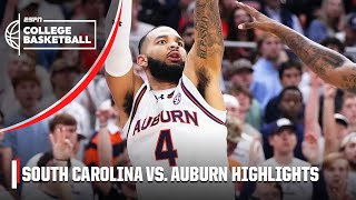 South Carolina Gamecocks vs Auburn Tigers  Full Game Highlights  ESPN College Basketball [upl. by Kalil]